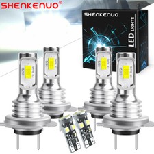 For Bmw 3 Series E46 Led Xenon White High Low Headlight Side Light Bulbs 1997-06