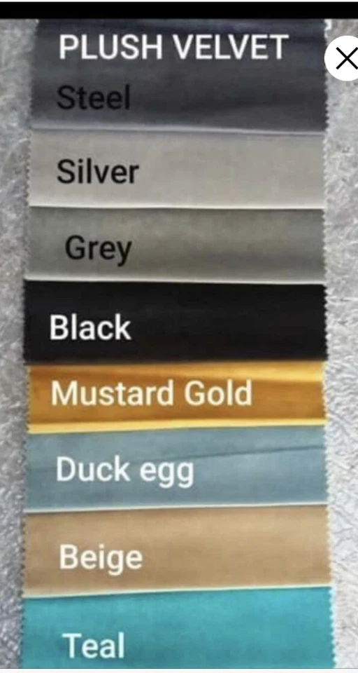 Footstool velvet square Upholstered Coffee Table Foot Stool Pouffe Seat - Image 3 of 3