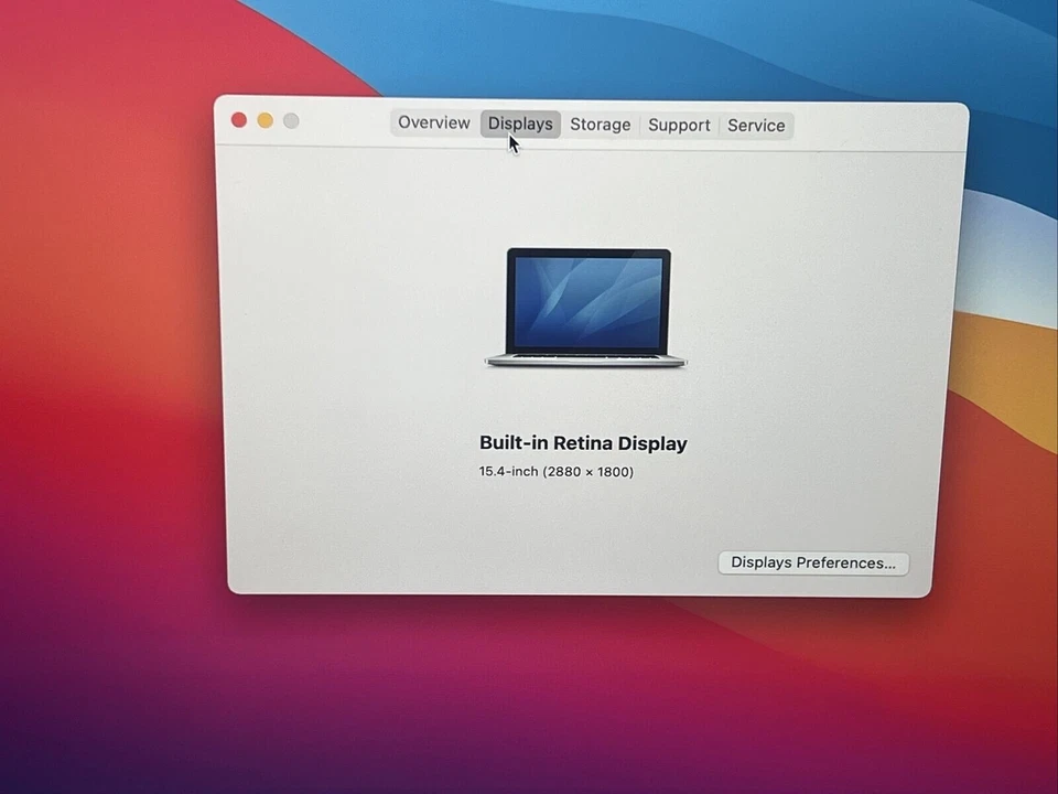 Apple MacBook Pro A1398 Laptop 15" Intel I7 CPU 16GB RAM 512 SSD - Image 4 of 4