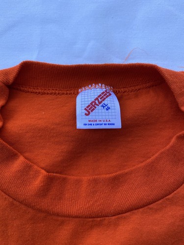 Vtg 1993 Orange XL T-Shirt Jerzees SUGAR BOWL University Miami The Big Blowout - Picture 6 of 8