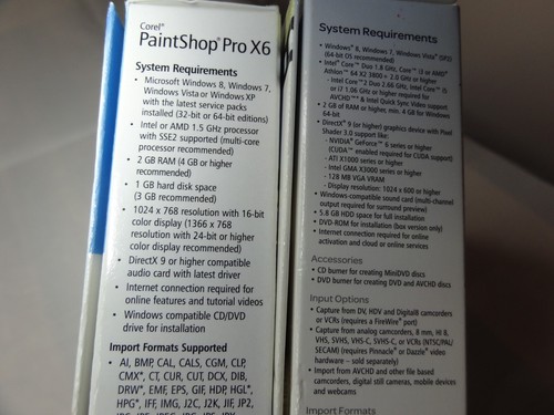 Corel Pinnacle Studio 17 PLUS Paint Shop Pro X6 Traditional Disc Software - Picture 8 of 8