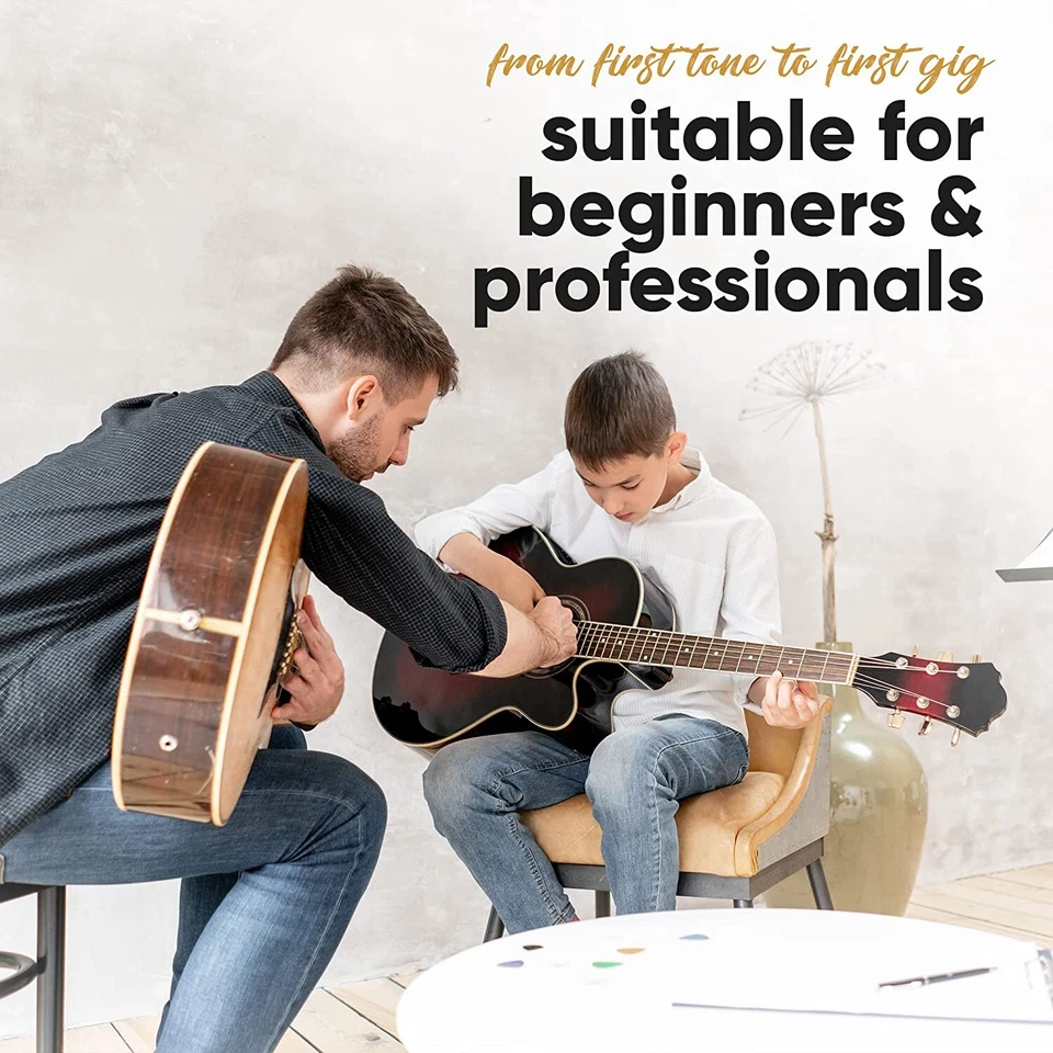 1-2 Conjuntos de Cordas de Guitarra 6-12PCS Cordas de Aço de Substituição para Guitarra Acústica EUA - Imagem 4 de 4