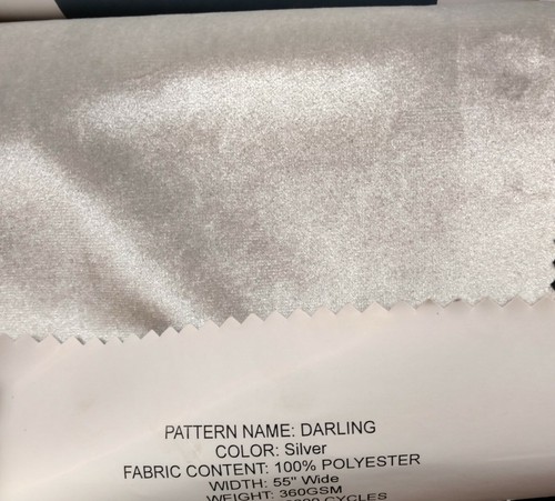 Samt Liebling Stoff Polsterung, Vorhänge, Luxus Stoff 58" breit Meterware - Bild 21 von 26