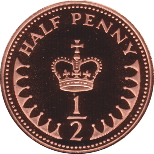 Diverses pièces de 1/2 p preuve demi-penny 1971 - 1982 choix pièce britannique comme neuf - Photo 1/2