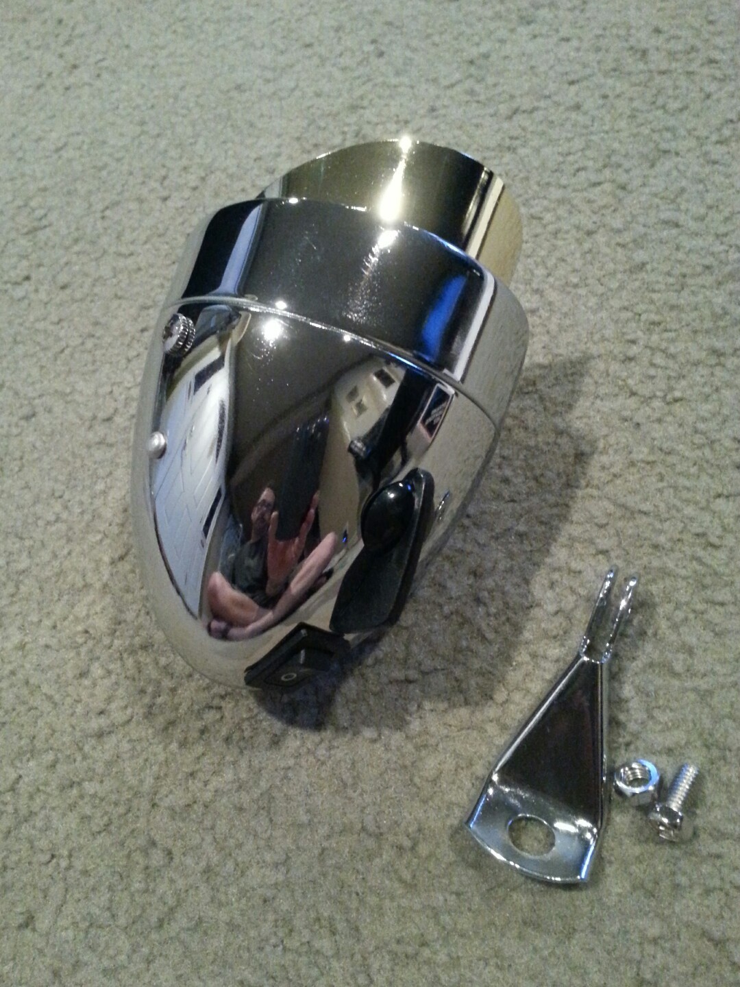 old school bicycle headlight