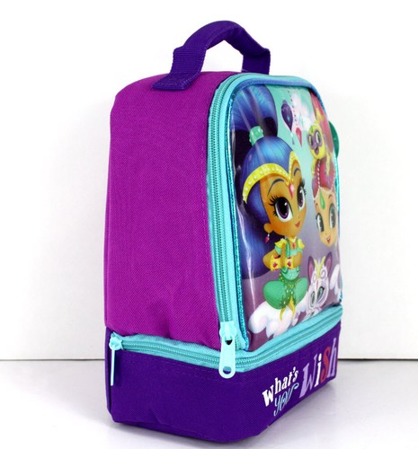 SHIMMER & SHINE Genie DUAL Compartment LUNCH Box Bag - Whats Your WISH? ❤️VHTF❤️ - Picture 4 of 9
