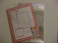 AE30 50 Clear Treat Bags Envelopes for 8.5x11 Paper Documents 8 3/4 x 11 1/16