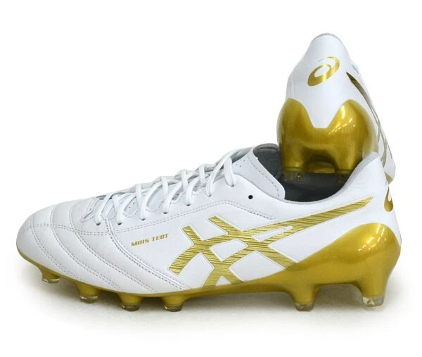 New asics Soccer Shoes DS LIGHT X-FLY 4 1101A006 122 Gold White【Size US 5-11.5】