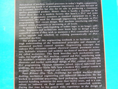 Automation with Programmable Logic Controllers - P Rohner 1996 - Picture 4 of 4
