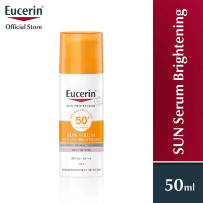 Original Eucerin Sportless Brightening Sun Serum Sunscreen Face SPF50+