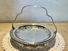 Vintage EPNS Silver Plated Fruit Basket. Bon Bon Dish. Swing Handle. Man Co