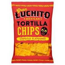 Gran Luchito Chipotle Tortilla Chips 150g x 3