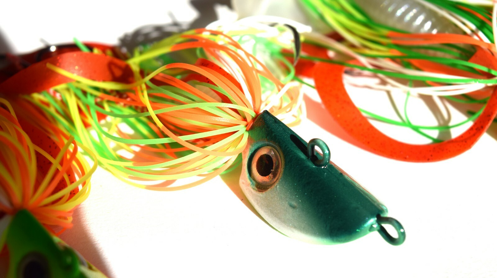 New 4 Bearded Buzzbait Bucktail, Saltwater 40 and 20 Gramm Jigs, Flounder, Fluke - Image 6