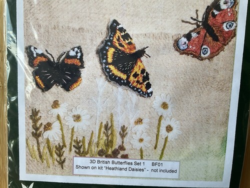 Rowandean Stickpackung 3D Britische Schmetterlinge Set 1 BF01