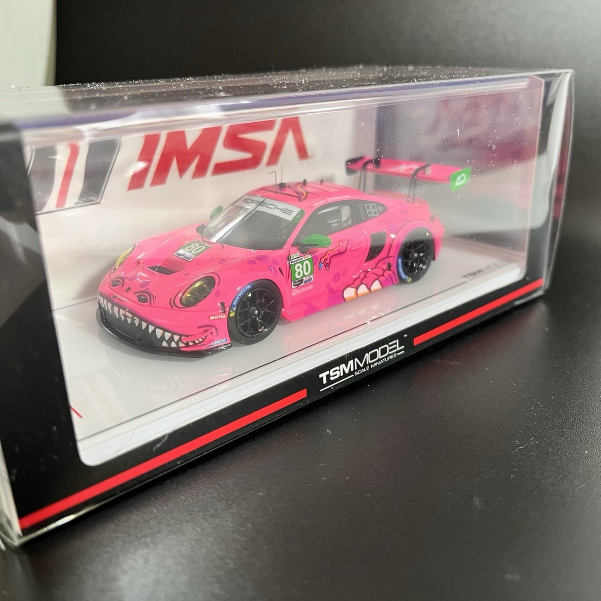 TSM Model 1/43 Porsche ROXY Pink 911 GT3 R #80 AO Racing