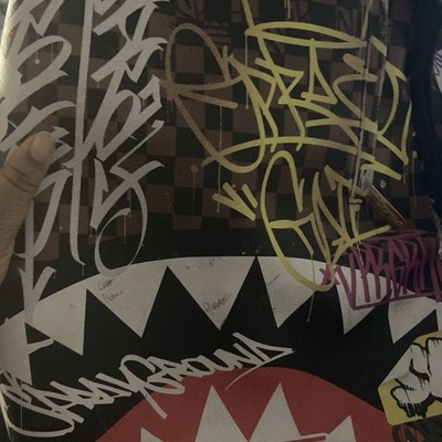 Sprayground Graffiti Print Multicolor Men's Backpack Casual Travel