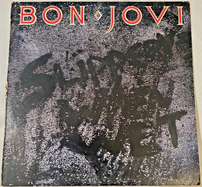 Bon Jovi Slippery When Wet Vinyl LP 1986 Mercury Records