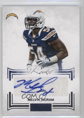 2012 Panini Playbook Signatures 78/140 Melvin Ingram III #141 Rookie Auto RC 4b4