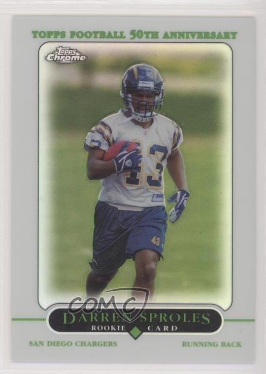 2005 Topps Chrome Refractor Darren Sproles #239 06bg
