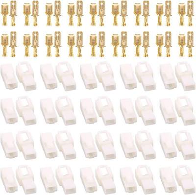6.3MM Electrical Automotive Wire Connectors Male Female Socket Plug Terminal for
