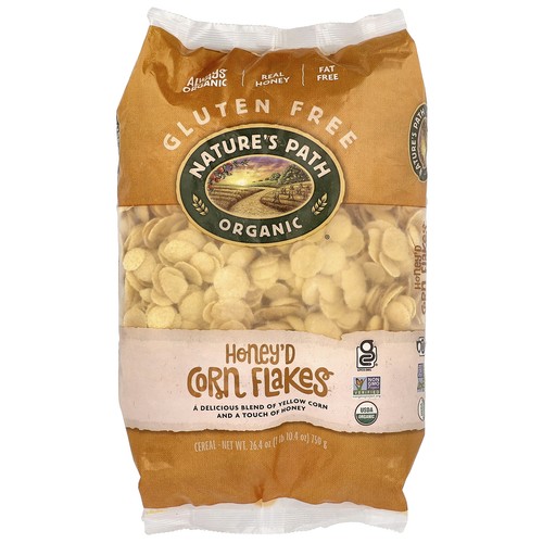 Organic Honey'd Corn Flakes Cereal, 26.4 oz (750 g)