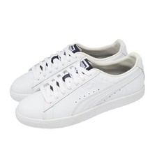 Puma Clyde Varsity II 2 White Navy Men Unisex Casual Lifestyle Shoes 396491-02