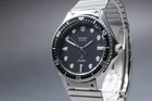[Exc+5] Vintage Seiko Silver Wave 6030-6000 S size Quartz Mens Watch From JAPAN
