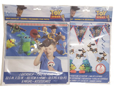 Disney Pixar Toy Story Fiesta de Cumpleaños Fotomatón Kit y 7 Piezas Decoración Kit