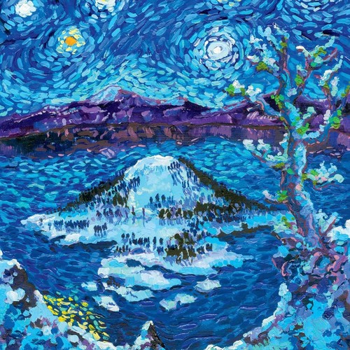 2026 Starry Night Wall Calendar 12" x 24" Inches - National Parks Collective - Picture 7 of 9