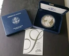 2007 W Proof $1 American Silver Eagle Dollar