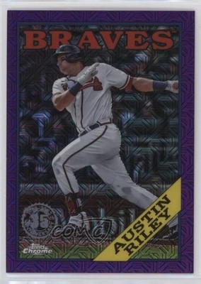 2023 Topps Series 2 Purple Refractor 27/75 Austin Riley #2T88C-11 8u9