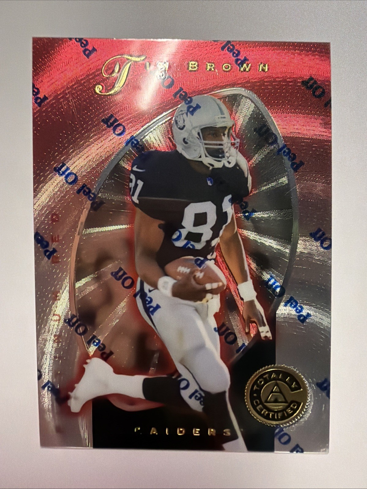 1997 Pinnacle Certified Red #108 Tim Brown Oakland Raiders /4999