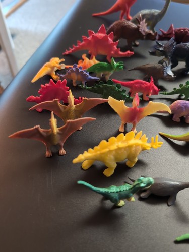Mixed Lot of 53 Mini/Small Toy Dinosaur Figures - Picture 2 of 9
