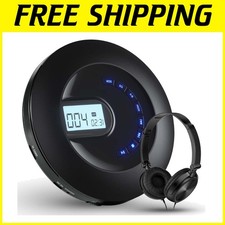 Small CD Player with Headphone - Rechargeable, Anti-Shock