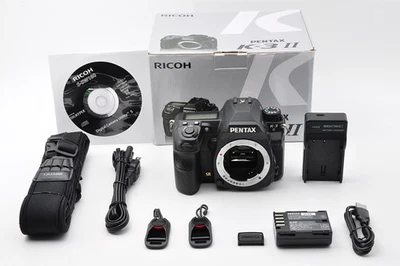 [CASI COMO NUEVO] Cuerpo de cámara réflex digital Pentax K-3 II 24,3 MP NEGRO de JAPÓN - Imagen 1 de 4