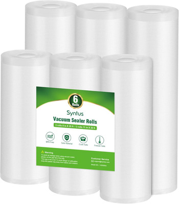 Bolsas sellado vacio 6 rollos bpa libre cocina almacenamiento comida sous vide