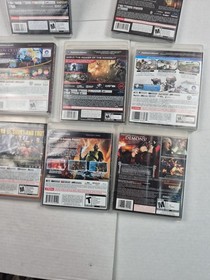 PS3 Video Game Lot Rated M One Rated Teen Borderlands 2 Mortal Kombat Capcom
