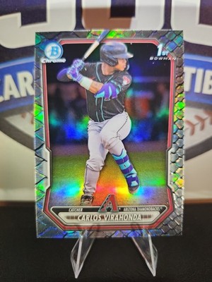 2026 Bowman 1st Chrome REPTILIAN Refractor CARLOS VIRAHONDA Diamondbacks