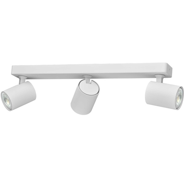 Led Deckenleuchte Inkl. GU10 Leuchtmittel Klasse A 2700K Weiß 3-Flammig Lampe-image
