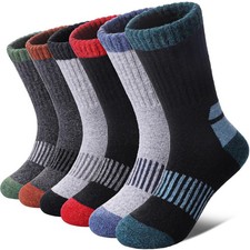Merino Wool Kids Hiking Socks 8-12 Years Warm Thermal Winter Outdoor Thermal