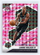 2020-21 Panini Mosaic Camo Pink #79 Lonnie Walker IV San Antonio Spurs