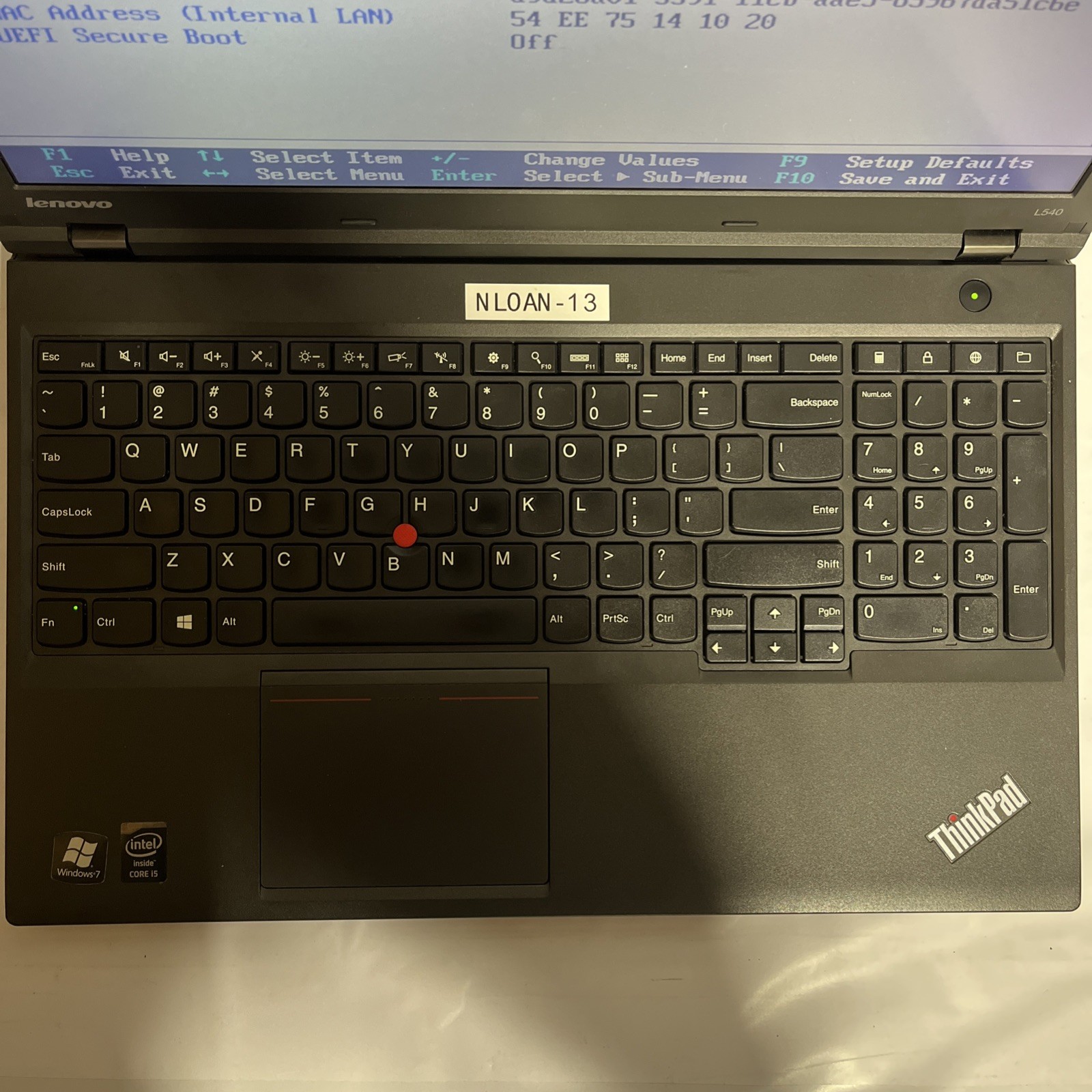 Lenovo ThinkPad L540, 15.6-Inch Laptop, with Intel Core i5-4300M (2.6GHz), No OS