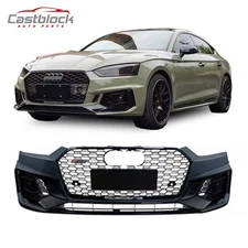 NEW A5 FRONT BUMPER GRILLE FOR 2017 2018 2019 Audi A5 UPGRADE TO RS5 BODY KIT