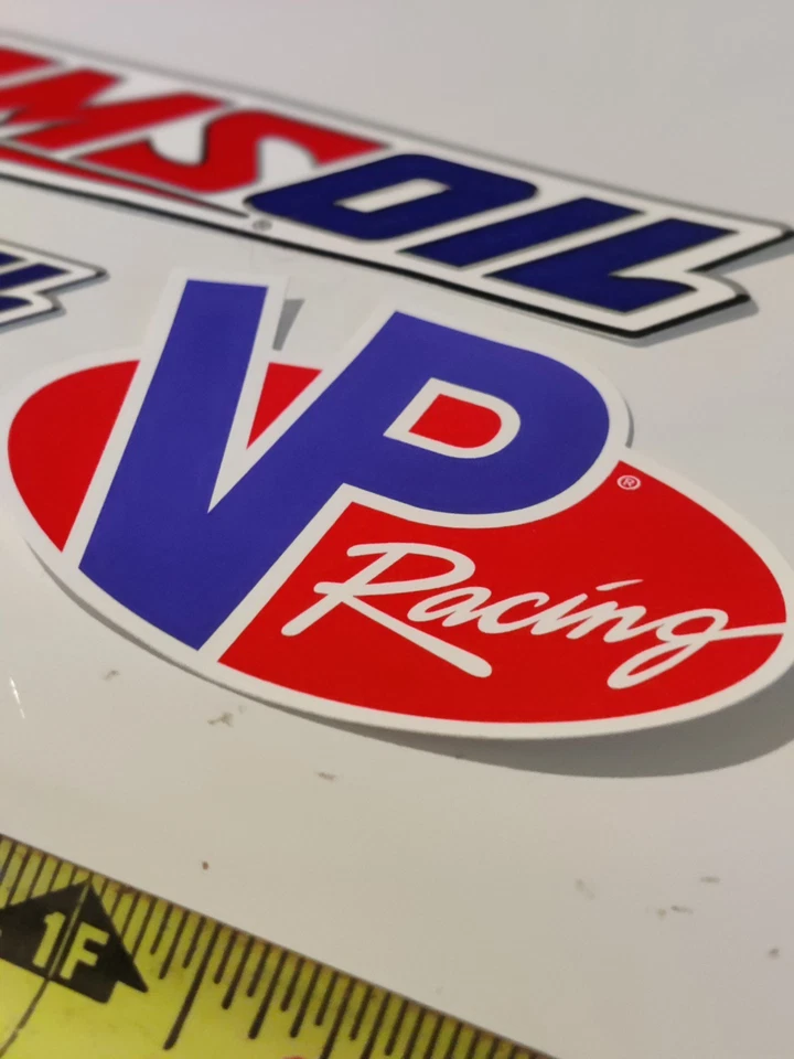 Lote de 5 calcomanías de carreras VP & Amsoil. Pegatinas musculares Nhra Hotrod Rat Rod  Foto 3 de 3