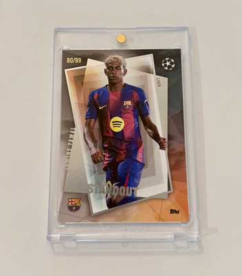 Topps 2025 Topps Total Football UCL Lamine Yamal Standout #161 /99
