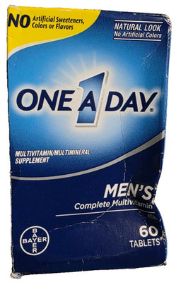 Men's Complete Multivitamin 60 Tabs By One-A-Day Expires: OCTOBER 2026+
