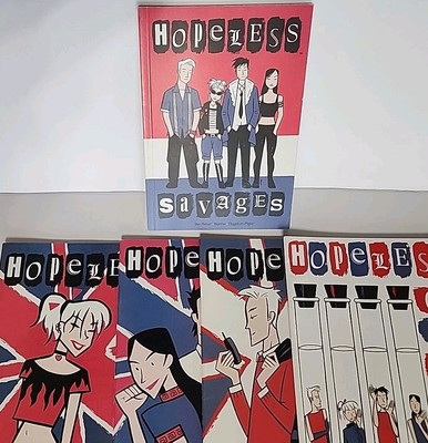 Hopeless Savages Comics Complete Set 1,2,3,4 TPB SC ONI Press 2001 B&B NM+ Rare