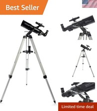 PowerSeeker 80AZS Telescope - Manual Alt-Azimuth Telescope for Beginners - Co...