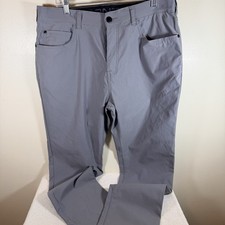 Denali Gray Performance Athletic Stretch Pants Size 34/32 Hiking Leisure Cool