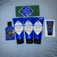 Jack Black Turbo Wash Energizing Cleanser for Hair & Body 3 oz Lot Of 3 & Extras